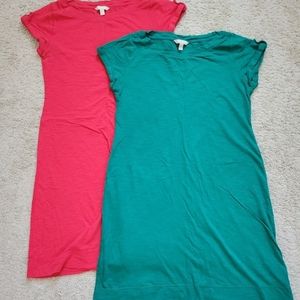 Lot of 2 Banana Republis Tshirt Dresses